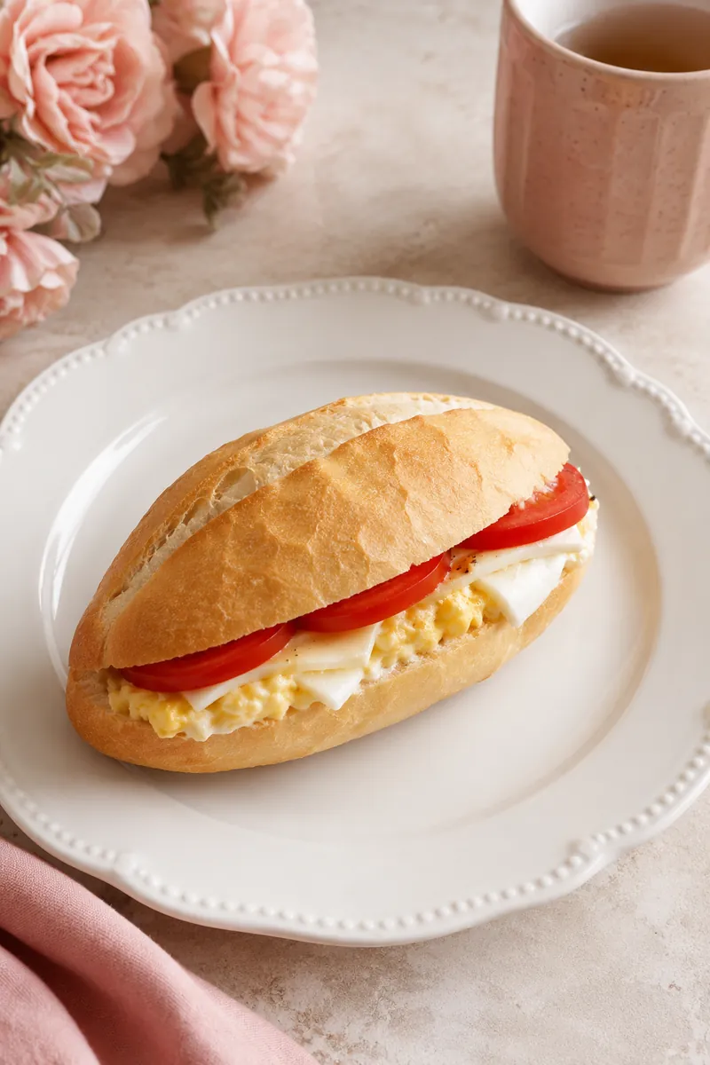 Pão Francês BELORA com Ovo e Queijo Branco